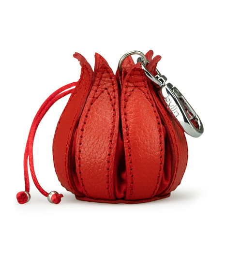 Red My Little Tulip Coin Purse Keychain