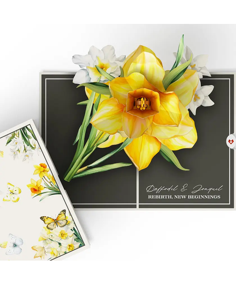 March Birth Month Flower Pop-up Card - Lovepop