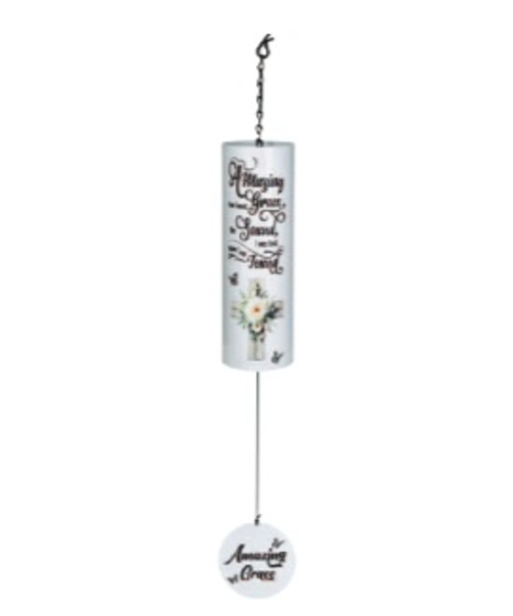Amazing Grace Wind Chime White