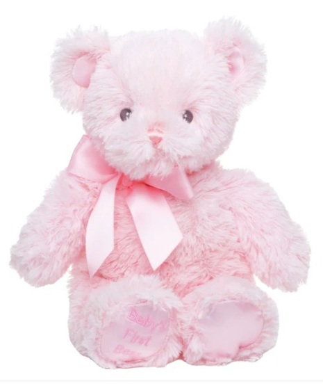 Pink Baby's First Bear