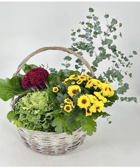 Fall Porch Basket