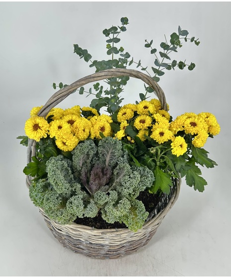Fall Porch Basket