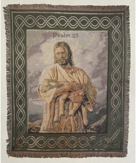 Psalm 23 Throw Blanket