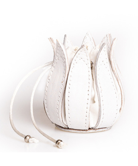 White Wedding My Little Tulip Ring Holder
