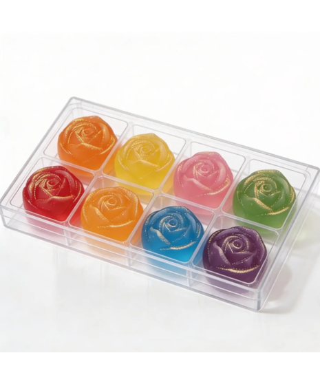 Crystal Candy Rose Treat Box