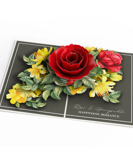 June Birth Month Flower Pop-up Card - Lovepop