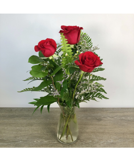 Simple Roses (Vase May Vary)