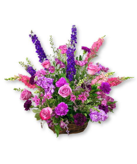 Gracious Lavender Basket