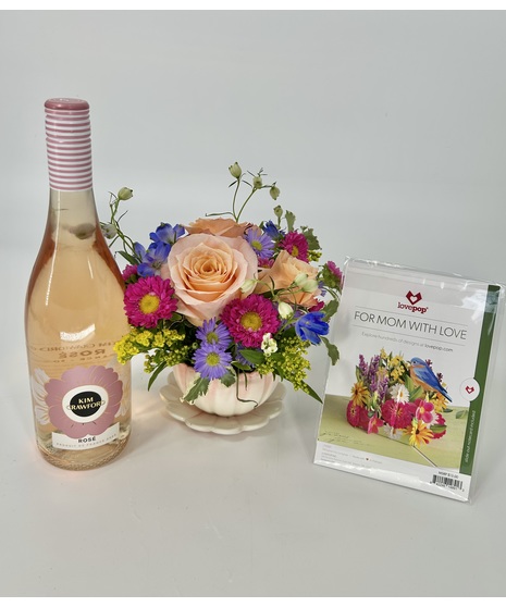 For Mom with Love w/ Wine