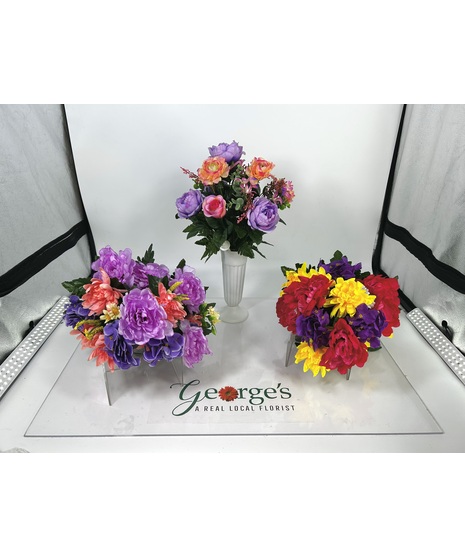 Silk Cemetery Arrangements