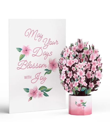 May Your Days Blossom with Joy Card with Mini Bouquet