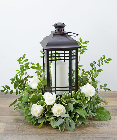 Signature Rustic Rose Lantern