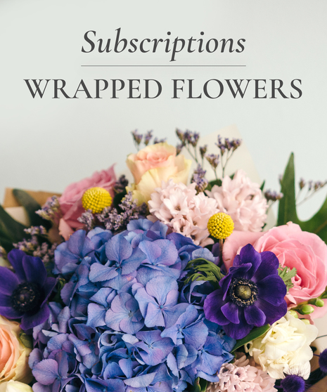 Wrapped Flowers Monthly Subscription